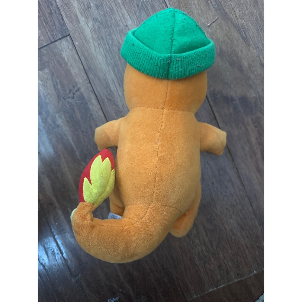 Pokemon Charmander Plush Green Beanie Hat Wicked Cool Toys WCT Stuffed Animal - Picture 2 of 3